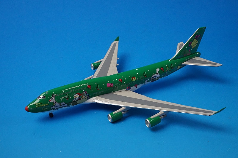 1:400 B747-400 Merry Christmas 2003 Gemini airplane model