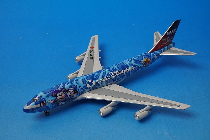 1:500 B747-400D JAL Tokyo DisneySea JA8905 2002-21 Big Bird airplane model