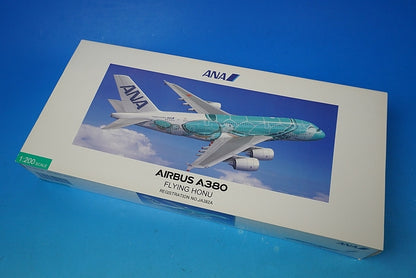 1:200 A380-800 ANA FLYING HONU Kai Green JA382A NH20145 ANA airplane model