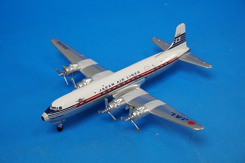 1:400 DC-6 JAL Old Tsurumaru Livery City of Osaka JA6205 Aero Classics airplane model