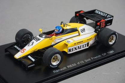 1:43 SPARK S1708 Renault RE50 French GP 1984 #15 Patrick Tambay