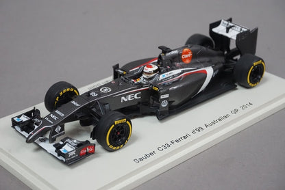 1:43 SPARK S3076 Sauber C33-Ferrari Australian GP 2014 #99 A.Sutil