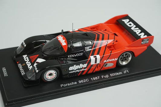 1:43 Spark KBS062 International Trade Custom Porsche 962C Fuji 500km 1987 #1 model car