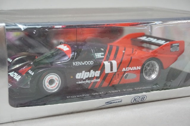 1:43 SPARK KBS062 Porsche 962C Fuji 500km 1987 #1