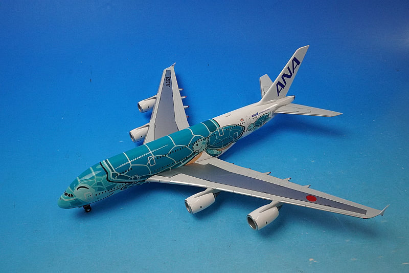 1:200 A380-800 ANA FLYING HONU Kai Green JA382A NH20144 ANA airplane model