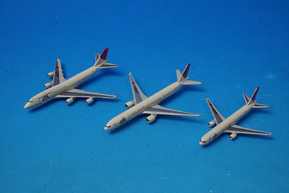 1:100 B747-400 JA8088 B767-300 JA8397 B777-300ER JA732J JAL Arc Livery JE2024 Herpa airplane model