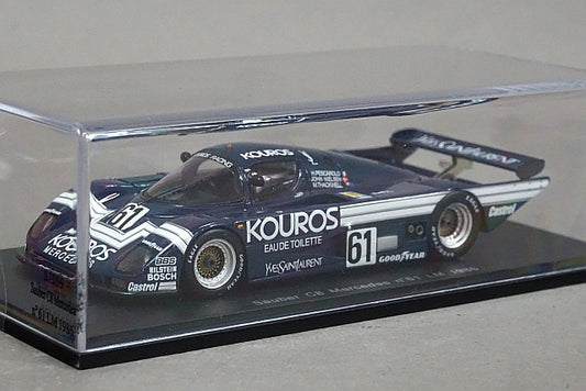 1:43 SPARK S1259 Sauber C8 Mercedes Le Mans 1986 #61 model car