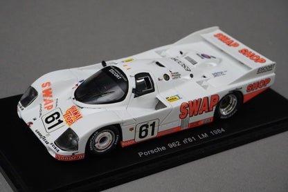 1:43 SPARK S1910 Porsche 962 Le Mans 1984 #61 model car