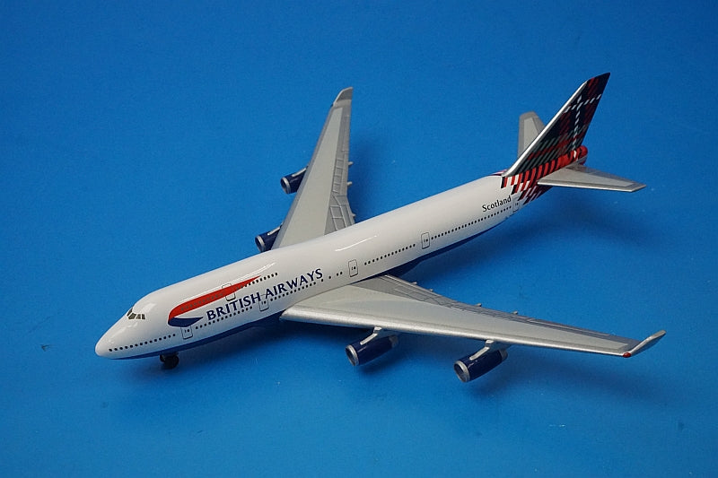 1:500 B747-400 British Airways Scotland 502603 Herpa airplane model