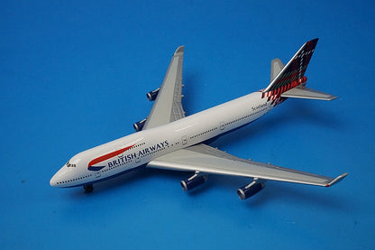 1:500 B747-400 British Airways Scotland 502603 Herpa airplane model