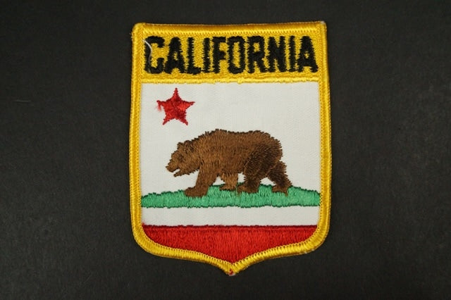 Patch CALIFORNIA without hook and loop