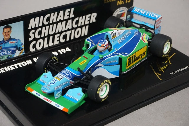 1:43 MINICHAMPS 510944335 Benetton Ford B194 Suzuka M.Schumacher 1994 model car