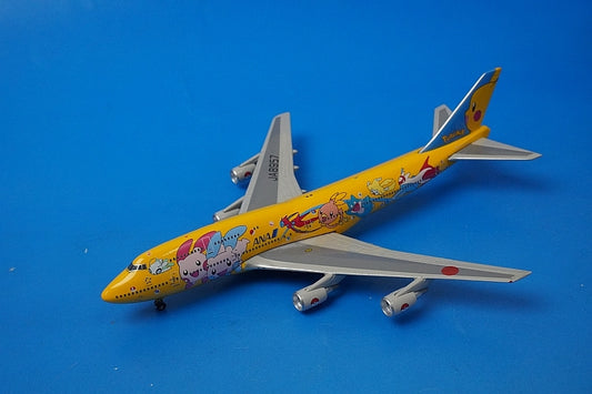 1:400 B747-400 ANA Pokemon Pikachu Jumbo JA8957 Phoenix airplane model