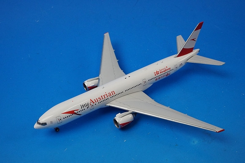 1:400 B777-200ER Austria Servus Hong Kong OE-LPD 04109 Phoenix airplane model