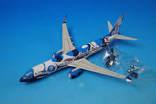 1:200 B737-800 Alaska Airlines Xaat Kwaani Salmon People N559AS GJASA1246 Gemini airplane model