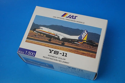 1:500 YS-11 JAS Rainbow Color JA8667 YS51106 JAS airplane model