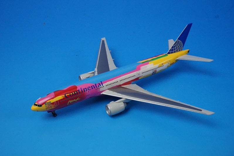 1:400 B777-200 Continental Airlines Millennium Paint N77014 55438 Dragon