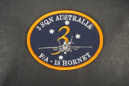 Patch USN US Navy 3rd Squadron F/A-18 Hornet Australia with hook and loop