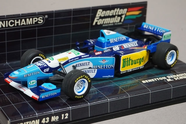 1:43 MINICHAMPS 400950001 Benetton Renault B195 1995 #1 M. Schumacher model car