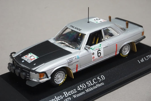 1:43 MINICHAMPS 430793996 Mercedes Benz 450 SLC 5.0 Bandama Rally Winner 1979 #6