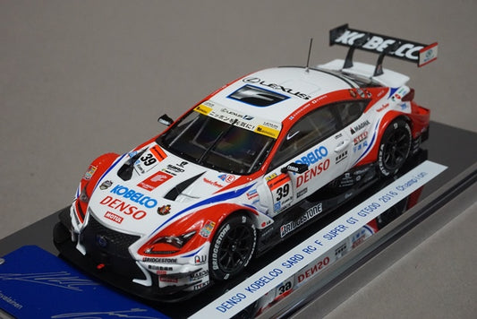 1:43 EBBRO 45378 DENSO Kobelco SARD RC F Super GT500 Champion 2016 #39 model car