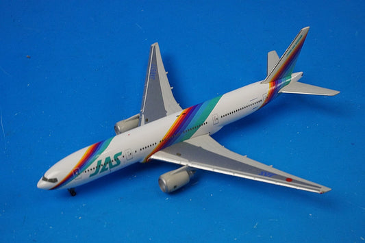 1:500 B777-200 JAS Japan Air System Rainbow Seven JA8977 JD51003 JALUX airplane model