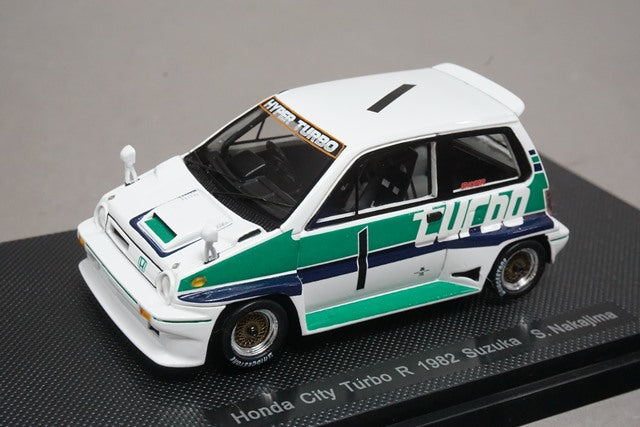 1:43 EBBRO 44469 Honda City Turbo R Suzuka 1982 #1