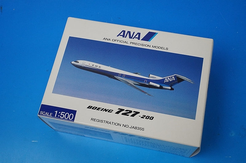 1:500 B727-200 ANA Kanji logo JA8355 NH50015 ANA airplane model