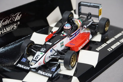 1:43 MINICHAMPS 400010306 Dallara Mugen Honda F301 2001 Champion T.Sato F3 2001 #9 model car