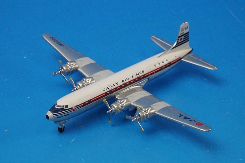 1:400 DC-6 JAL Old Tsurumaru Paint City of Kyoto JA6202 Aero Classics airplane model