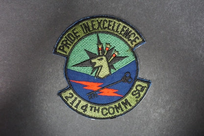 Patch 2114th COMM SQ PRIDE IN EXCELLENCE without hook and loop