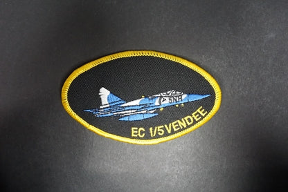 Patch French Air Force EC 1:5 VENDEE without hook and loop