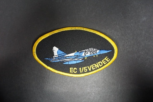 Patch French Air Force EC 1:5 VENDEE without hook and loop