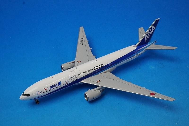1:400 B777-200ER ANA Let's unite our hearts!! Let's go 2020 JA745A EW4772003 JC Wings airplane model