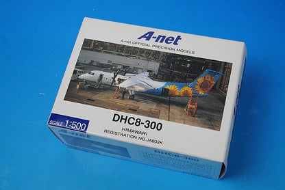 1:500 DHC8-300 A-net sunflower JA802K DH58002 ANK airplane model