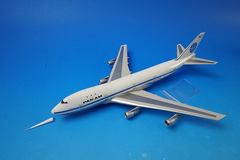 1:200 B747-100 PANAM Flight Test with Nose Cover Clipper Storm King N732PA IF741PAAEXP INFLIGHT airplane model