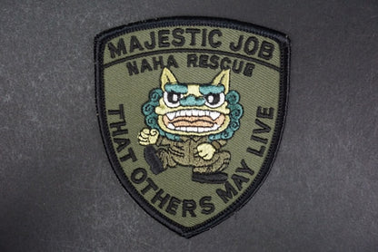 Patch JASDF NAHA RESCUE MAJESTIC JOB THAT OTHERS MAY LIVE  without hook and loop