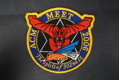 Patch JASDF 302hd SQ ACM MEET 2006 Devils without hook and loop