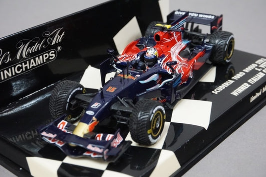 1:43 MINICHAMPS 400080115 Scuderia Toro Rosso STR3 ITALIA GP 2008 S.Vettel #15