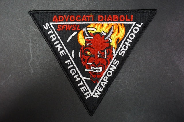 Patch USN SFWSL Weapons School ADVOCATI DIABOLI without hook and loop