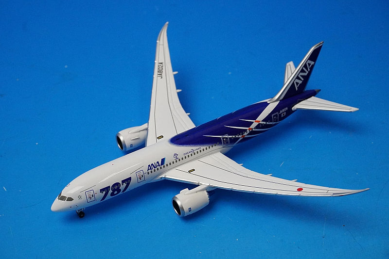 1:500 B787-8 ANA Special Marking Main wing flight attitude JA802A NH50072 ANA airplane model