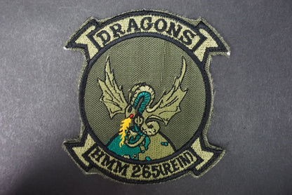 Patch USMC HMM-265 DRAGONS with hook and loop