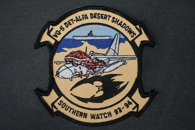 Patch USN VQ-5 DET ALFA Desert Shadows Southern Watch without hook and loop