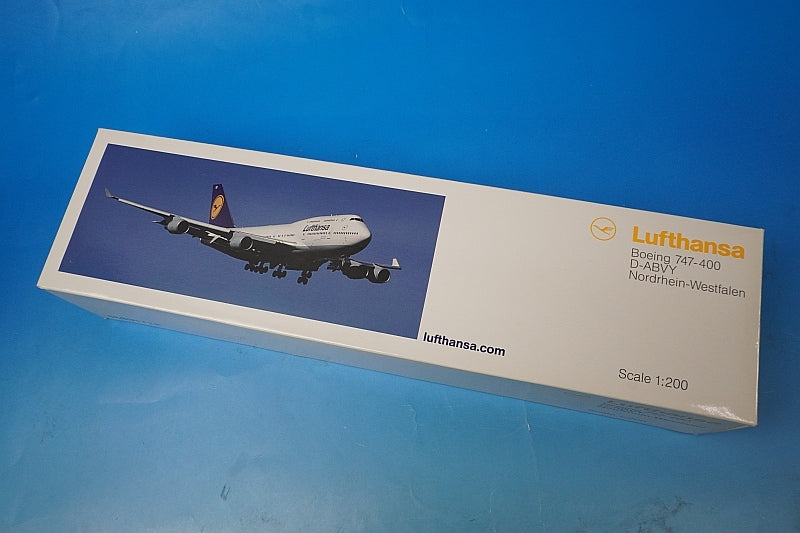 1:200 B747-400 Lufthansa North Rhine-Westphalia D-ABVY LH03 LIMOX airplane model