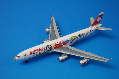 1:400 A340-300 Swiss International Airlines Flower Power HB-JMJ 56306 Dragon