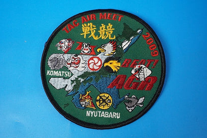 Patch JASDF F-15 F-2 TAC AIR MEET 2009 Nyutabara/Komatsu without hook and loop