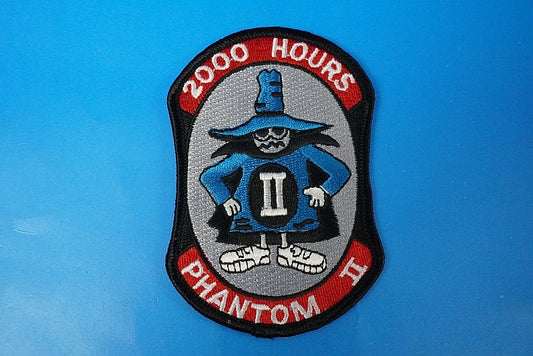 Patch JASDF F-4EJ Kai Super PhantomII 2000 Flight Hours Spook without hook and loop