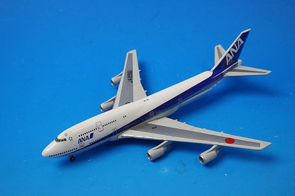 1:400 B747-400D ANA final flight, wooden pedestal stand included, JA8961 NH40081 ANA airplane model