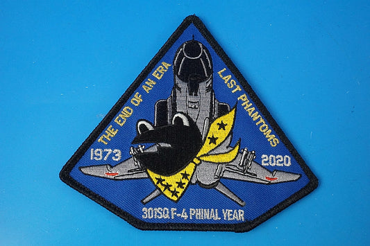 Patch JASDF LAST PHANTOM END OF AN ERA 1973-2020 high visibility Frog with hook and loop