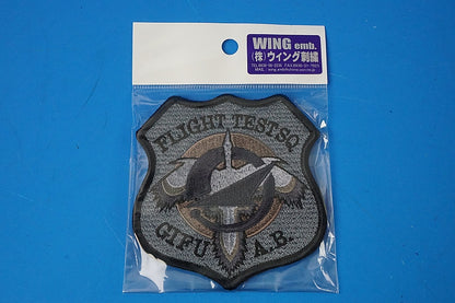 Patch JASDF Flight Test SQ Gihu A.B. low visibility with hook and loop